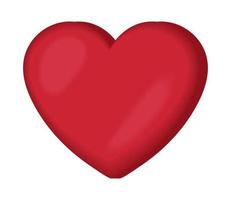 ícone de amor de coração vetor