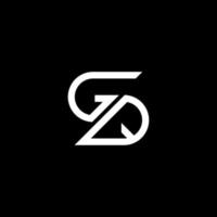design criativo do logotipo da letra gq com gráfico vetorial, logotipo simples e moderno da gq. vetor