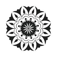 design de arte mandala em círculo. vetor