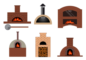 Vector de Forno de Pizza Grátis