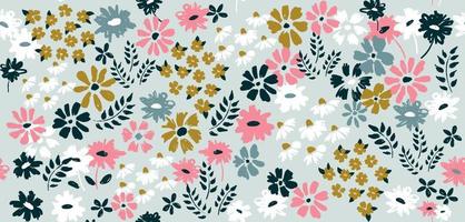 fundo floral para têxteis, maiô, papel de parede, capas de padrão, superfície, embrulho. vetor