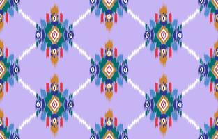 padrão de tecido, design tradicional geométrico étnico oriental sem costura padrão para plano de fundo, tapete, papel de parede.roupas,embrulho,tecido batik, ilustração vetorial.ikat tribal indiano.moda têxtil vetor