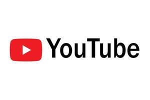 arquivo editável do logotipo do youtube vetor