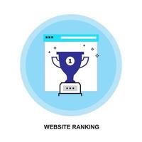 ícone de ranking para site vetor