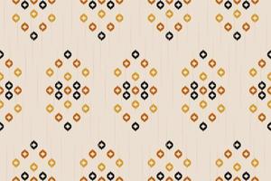 étnico oriental ikat sem costura padrão tradicional. tecido estilo indiano. design para plano de fundo, papel de parede, ilustração vetorial, tecido, vestuário, tapete, têxtil, batik, bordado. vetor
