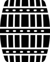 ícone de símbolo de barril vetor
