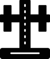 ícone de glifo de suporte de lcd vetor