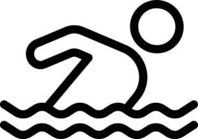 ilustração vetorial de natação em ícones de símbolos.vector de qualidade background.premium para conceito e design gráfico. vetor