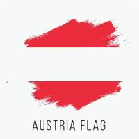 bandeira de vetor grunge áustria