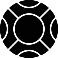 ícone de glifo de bóia salva-vidas vetor