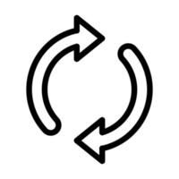 design de ícone de loop vetor