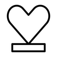 desenho de ícone de coração vetor
