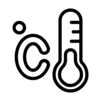 design de ícone celsius vetor