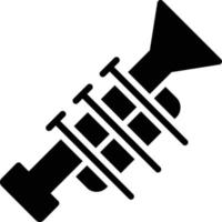 ícone de glifo de trombeta vetor