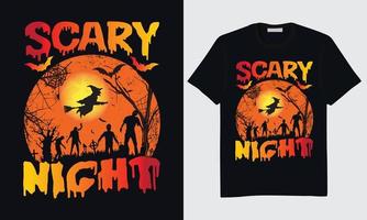 design de camiseta de halloween, design de camiseta feliz dia das bruxas, design moderno de camiseta de halloween, melhor design de camiseta de halloween, arte vetorial de camiseta de halloween vetor