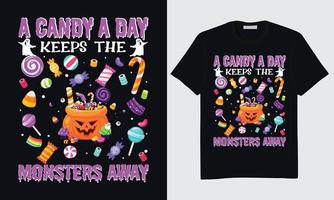 design de camiseta de halloween, design de camiseta feliz dia das bruxas, design moderno de camiseta de halloween, melhor design de camiseta de halloween, arte vetorial de camiseta de halloween vetor