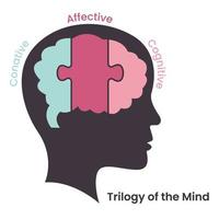 trilogia da mente cognitiva, afetiva, conativa vetor