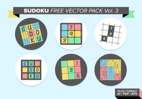 Sudoku pacote vetorial livre vol. 3
