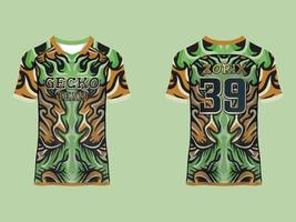 design de camisa esportiva de mangas raglan vetor