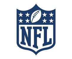 nfl logotipo símbolo azul design futebol americano vetor americano países futebol ilustração de equipes americanas