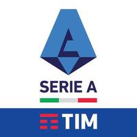 serie um símbolo de logotipo com design de nome itália futebol vetor países europeus ilustração de times de futebol com fundo branco