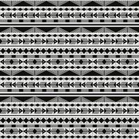 sem costura padrão nativo americano em estilo abstrato. vetor