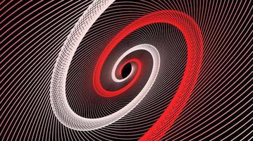 ilustração vetorial espiral hipnótica colorida vetor