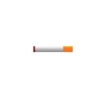 ícone de cigarro fumando. estilo de design plano. ilustração vetorial vetor