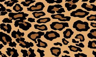 animal de padrão de impressão de leopardo sem costura. resumo de pele de leopardo para impressão e muito mais. vetor