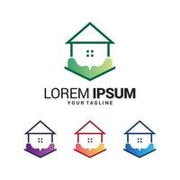 modelo de design de logotipo imobiliário vetor