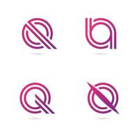 design de ilustração de modelo de logotipo de vetor letra q