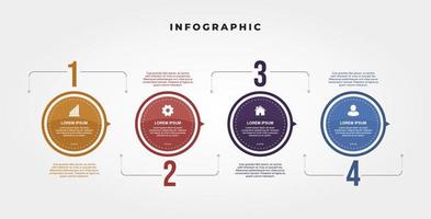 modelo de elemento infográfico vetorial vetor