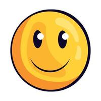 emoji de cara feliz vetor
