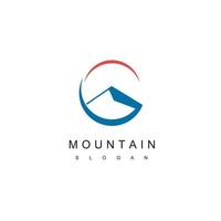 vetor de design de logotipo de montanha