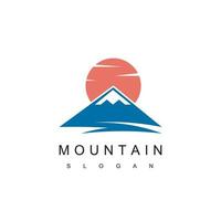 vetor de design de logotipo de montanha