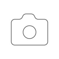 ilustração vetorial de ícones de câmera. símbolo de câmera fotográfica para seo, site e aplicativos móveis vetor