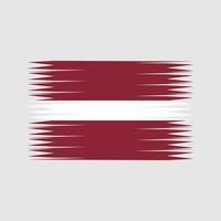 vetor de bandeira da Letônia. bandeira nacional