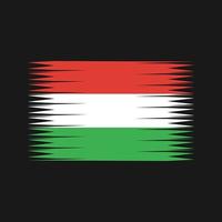 vetor de bandeira da Hungria. bandeira nacional