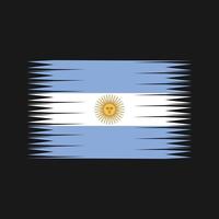 vetor de bandeira argentina. bandeira nacional