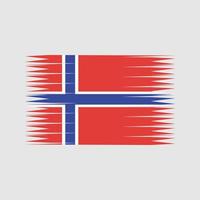 vetor de bandeira da Noruega. bandeira nacional