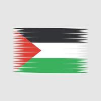 vetor de bandeira da Palestina. bandeira nacional