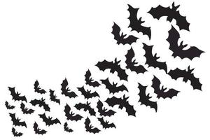 fundo especial com espaço de cópia de morcegos voando vetor