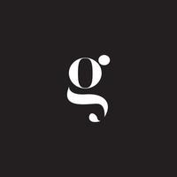 g letter logo design download grátis vetor