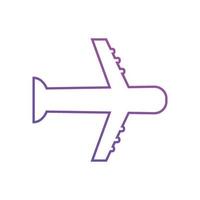ilustração vetorial de ícones de avião vetor