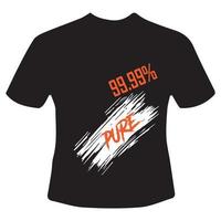 camiseta design-pure-99 e motivo falso vetor