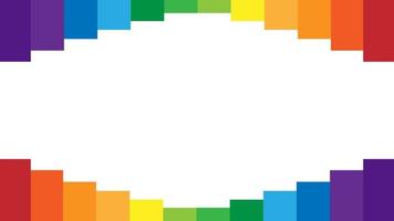 quadro abstrato de arco-íris colorido bonito estético mínimo com ilustração de papel de parede de espaço de texto, perfeito para papel de parede, pano de fundo, cartão postal, plano de fundo e banner vetor