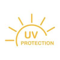 ícone de radiação uv símbolo de luz ultravioleta solar para design gráfico, logotipo, site, mídia social, aplicativo móvel, ilustração de interface do usuário. vetor