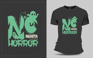 design de camiseta assustador de halloween v2 vetor