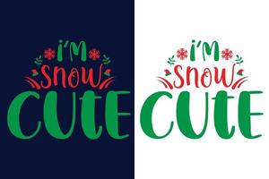 design de camiseta svg de natal vetor