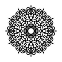 mandala desenhada à mão. decoração em ornamento de doodle oriental étnica. vetor